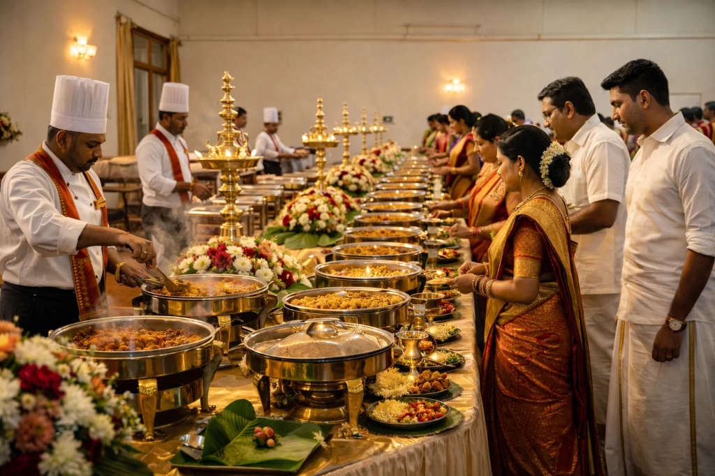 Grand Wedding Banquet Buffet & Chef Service